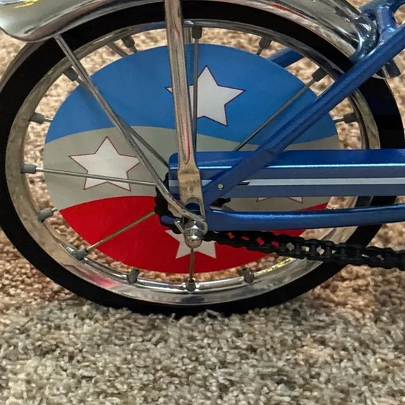 American Girl Blue and Red Doll Bicycle - Picture 10 of 14